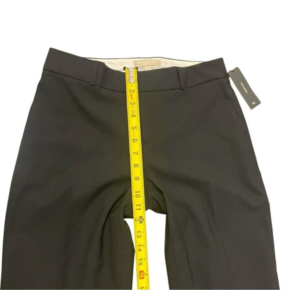 Banana Republic Jackson Curvy Fit Slim Ankle 6 Long Black Wool Trouser Pants NWT - Picture 5 of 10